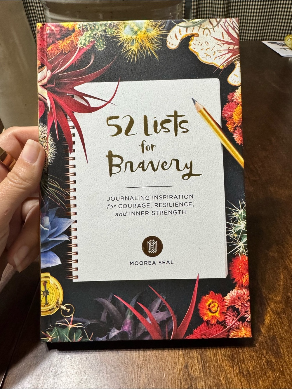 52 Lists for Bravery Journal by Moorea Seal UNUSED Guided Self Reflection Book